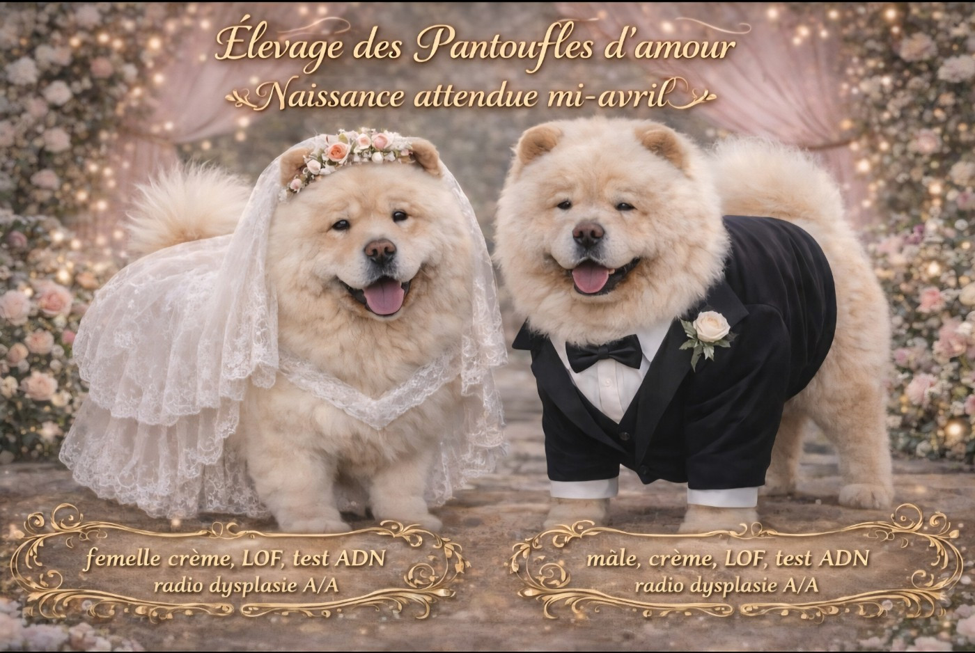Chiot Chow Chow des Pantoufles d'Amour