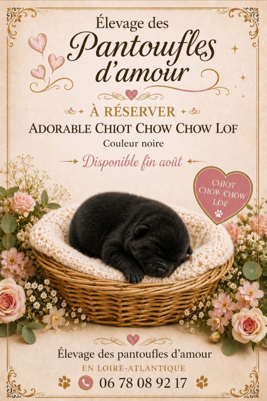 des Pantoufles d'Amour - Chiots disponibles - Chow Chow