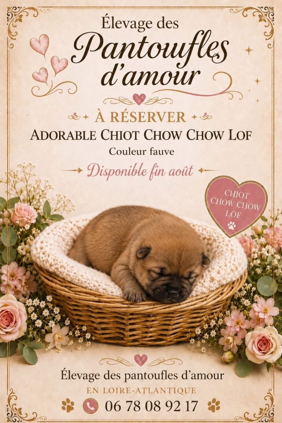 des Pantoufles d'Amour - Chiots disponibles - Chow Chow