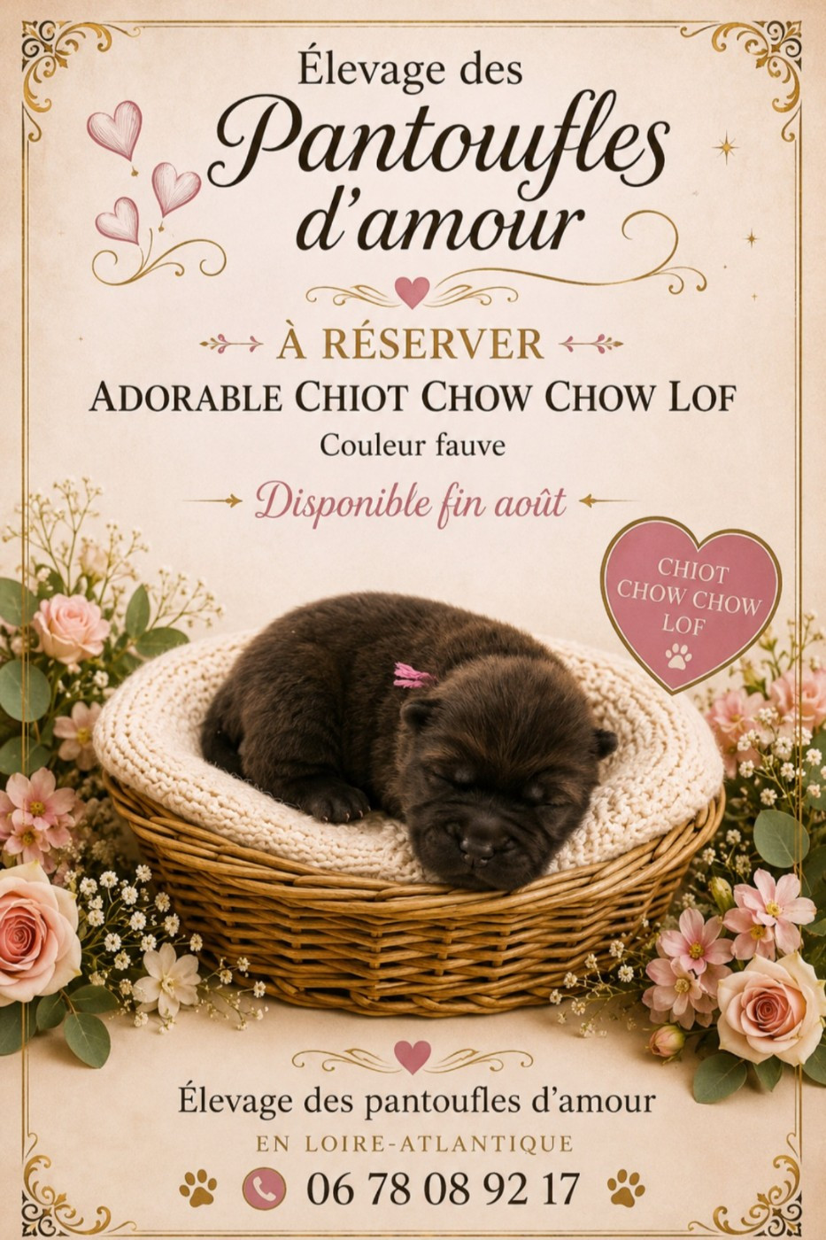 des Pantoufles d'Amour - Chiots disponibles - Chow Chow